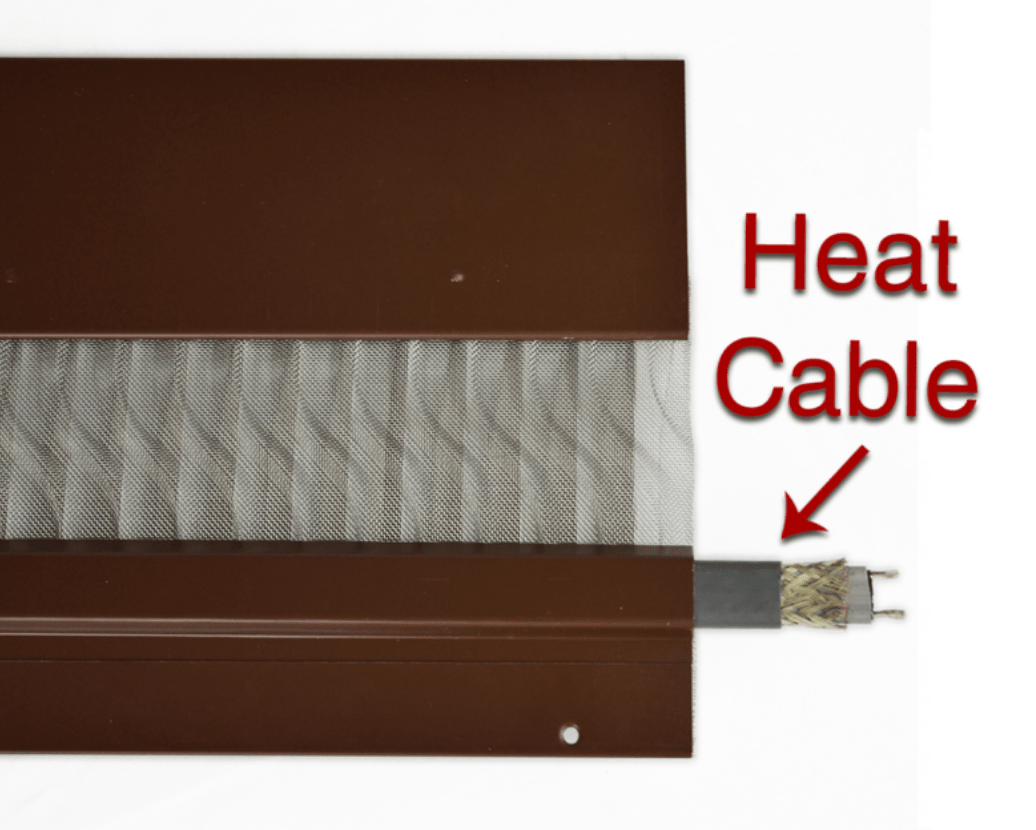 Gutter heat cable